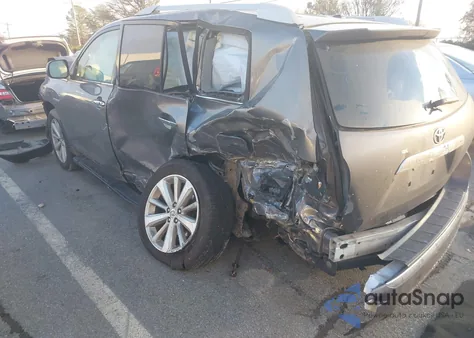 2012 Toyota Highlander Hybrid Limited V6 из США, поврежденный, VIN JTEDC3EH8C2009140